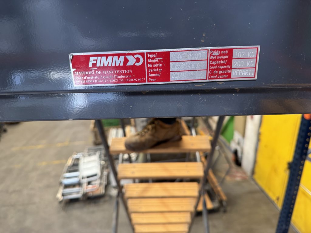 Vu de haut sur l'échelle