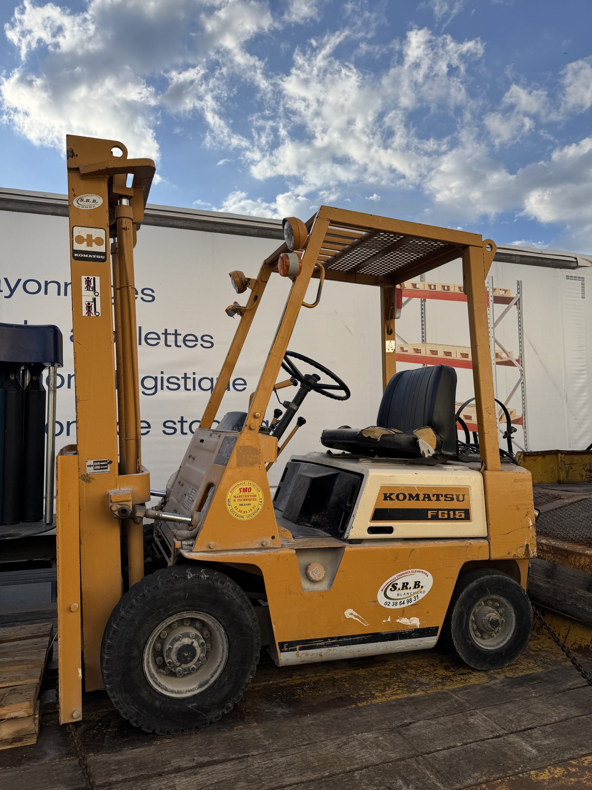 Lire la suite à propos de l’article Arrivage d’un chariot élévateur gaz KOMATSU