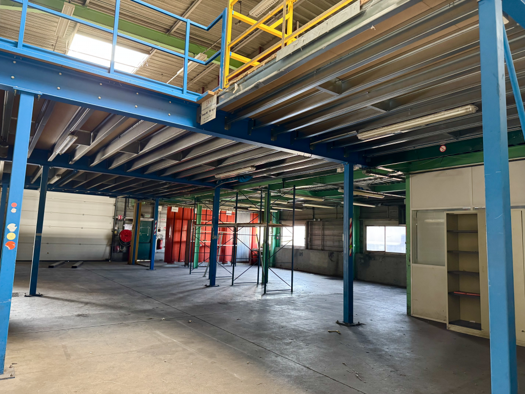 Vue globale de la mezzanine